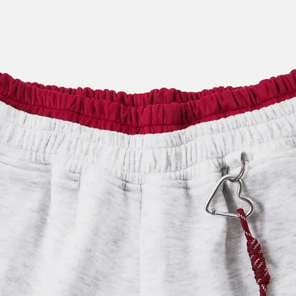 Striped Baggy Sweatpants & Hoodie